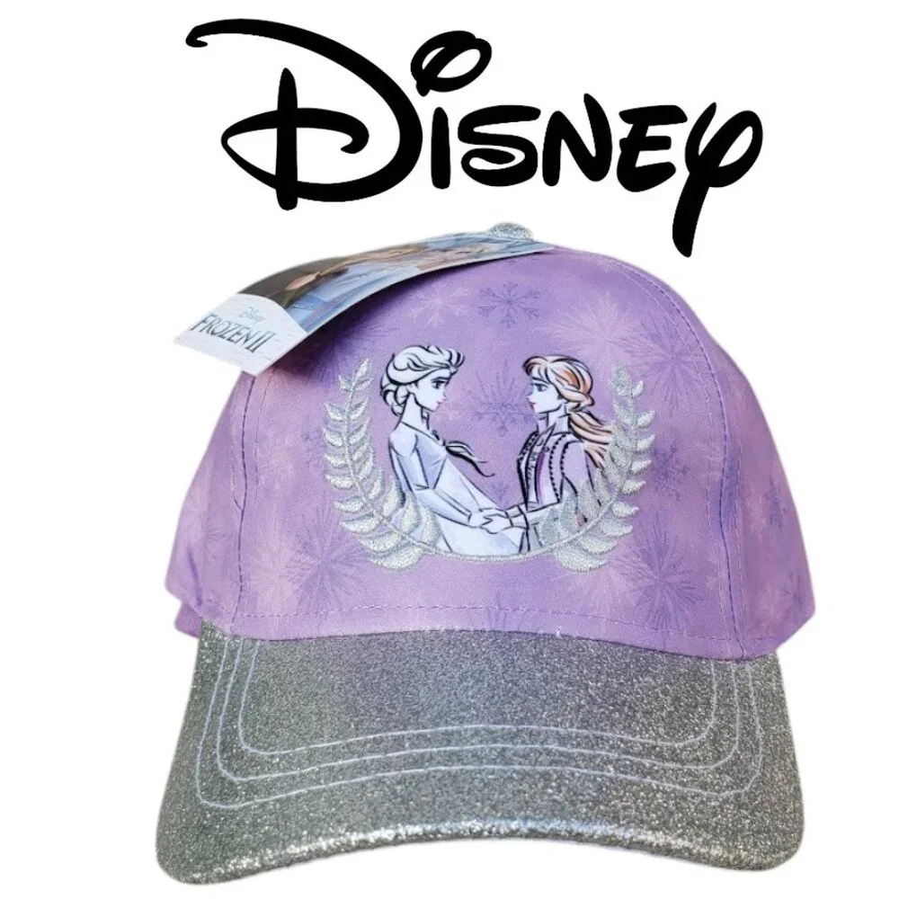 New DISNEY Frozen Elsa Anna Hat Baseball Cap Disneyland Toddler / Child size Com